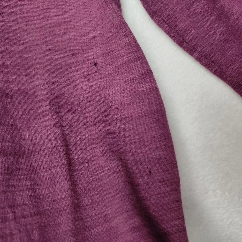 Peter Millar Sweater Mens XL Purple 1/4 Zip Mock Neck Tight-Knit Italy Golf HOLE
